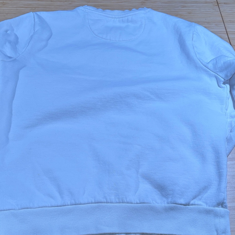 Calvin Klein White and Red Crewneck Sweater - Picture 4 of 6
